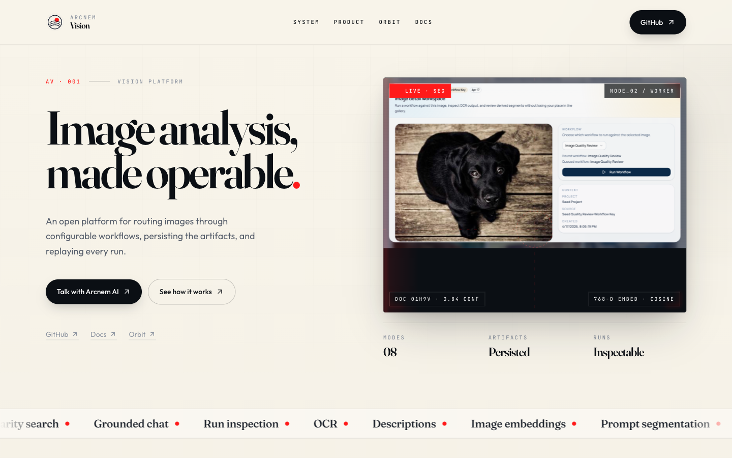 Arcnem Vision screenshot